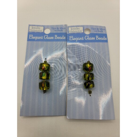 Large Hole Glass Beads for Macrame 2 pks - Picture 1 of 2